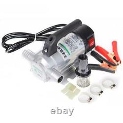 Electric Fuel Pump AC DC 380W Auto Refueling Oil Diesel Water Transfer Suction
