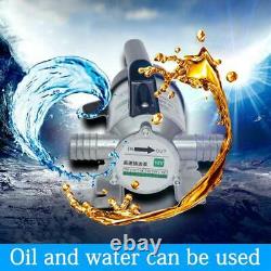 Electric Fuel Pump AC DC 380W Auto Refueling Oil Diesel Water Transfer Suction
