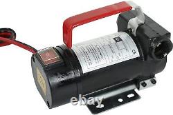 Electric Fuel Transfer 12V DC 155W Pump Diesel Kerosene Oil with Nozzle & Hose