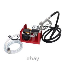 Electric Fuel Transfer Pump Self-priming Oil Diesel Pump 110V + Hoses + Nozzle