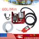 Electric Oil Fuel Diesel Transfer Filling Pump with Nozzle Meter & Hoses 60L/Min