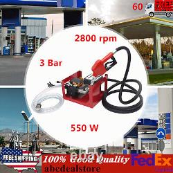 Electric Oil Fuel Diesel Transfer Pump With Meter Hose & Nozzle SALE