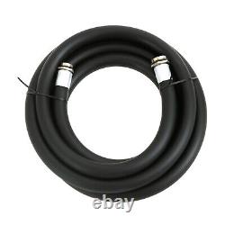 Electric Oil Fuel Diesel Transfer Pump withMeter Hose + Manual Nozzle 60 l/min USA