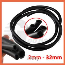 Fluorine Rubber Tube Fuel Petrol Diesel Oil Line Hose Pipe Tubing Black 2mm-32mm