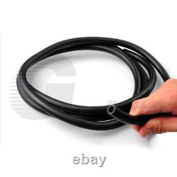 Fluorine Rubber Tube Fuel Petrol Diesel Oil Line Hose Pipe Tubing Black 2mm-32mm