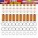 For 03-07 Ford 6.0l Fd4616 Fl2016 10 Set Powerstroke Diesel Oil Fuel Filter Kit