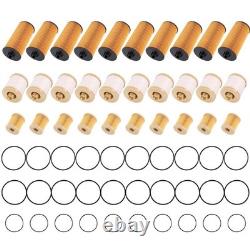For 03-07 Ford 6.0l Fd4616 Fl2016 10 Set Powerstroke Diesel Oil Fuel Filter Kit