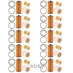 For 03-07 Ford 6.0l Fd4616 Fl2016 10 Set Powerstroke Diesel Oil Fuel Filter Kit