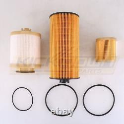 For 03-07 Ford 6.0l Fd4616 Fl2016 10 Set Powerstroke Diesel Oil Fuel Filter Kit