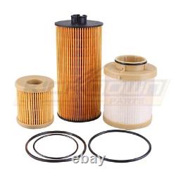 For 03-07 Ford 6.0l Fd4616 Fl2016 10 Set Powerstroke Diesel Oil Fuel Filter Kit