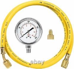 For Ford 6.0L Oil/Fuel Pressure Test Kit Gauge&Hose 2003-2007 Powerstroke Diesel