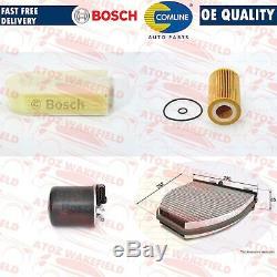 For Mercedes E220 E250 CDI Genuine Bosch Air Oil Diesel Fuel Filter Service Kit