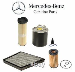 For Mercedes W211 E320 CDI Diesel Oil Fuel Air & Cabin Air Filters OES Kit