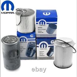 For Mopar Diesel Fuel and Oil Filter Set 2019-2021 Ram 2500 3500 6.7L Cummins