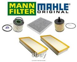 For VW Touareg Diesel 5.0L V10 Engine Oil Fuel Air & Cabin Air Filters Kit