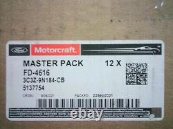 Ford Motorcraft FD-4616 6.0L Powerstroke Diesel Oil Fuel Filter Kit 12 Case New