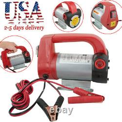 From USA! Oil Fuel Transfer Extractor Pump 12V Diesel Kerosene Pump Device FDA