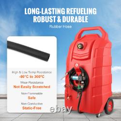 Fuel Caddy 32 Gallon Portable Diesel Tank On-Wheels Automatic 12V DC Pump