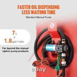 Fuel Caddy 32 Gallon Portable Diesel Tank On-Wheels Automatic 12V DC Pump