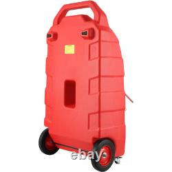 Fuel Caddy 32 Gallon Portable Diesel Tank On-Wheels Automatic 12V DC Pump