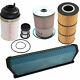 Fuel Filter Kit for Freightliner Cascadia DD Series Oil, Air, FWS, Fuel (13&up)