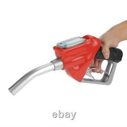 Fuel Gasoline Diesel Petrol Oil Delivery Gun Nozzle Dispenser&Digital Flow Meter