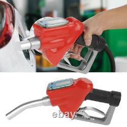 Fuel Gasoline Diesel Petrol Oil Delivery Gun Nozzle Dispenser&Digital Flow Meter