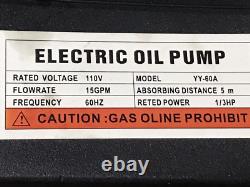 Fuel Transfer 110V AC 15GPM Trupow Electric Self-priming Diesel Kerosene Oil