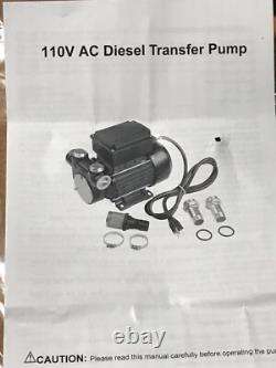 Fuel Transfer 110V AC 15GPM Trupow Electric Self-priming Diesel Kerosene Oil
