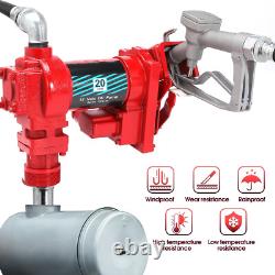 Fuel Transfer Pump 12Volt 20 GPM For Gasoline Diesel Kerosene Mineral Oil