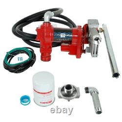 Fuel Transfer Pump withNozzle Kit for Gas Diesel with Particulate Filter 15GPM 12V