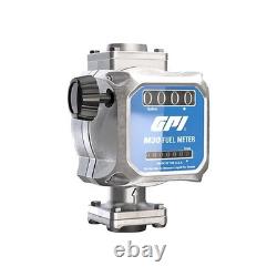 GPI Mechanical Fuel Meter 5-30 GPM 3/4 NPT Gas Diesel Oil Flow Meter