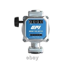 GPI Mechanical Fuel Meter 5-30 GPM 3/4 NPT Gas Diesel Oil Flow Meter