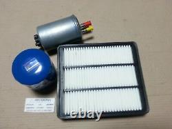 Genuine Air Oil Fuel Filter Kit Suits Hyundai Terracan Diesel 2.9l 2002 2008