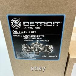 Genuine Detroit Diesel Fuel Filter Dde A4700903151 + Oil Filter Dde A4711800209