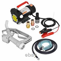 IRONMAX 12V 10GPM Electric Diesel Oil Fuel Transfer Extractor Pump withNozzle Hose