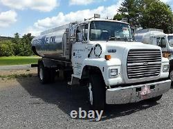 International and Ford fuel oil tank trucks