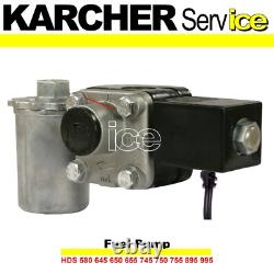Karcher Steam Cleaner Diesel Oil Fuel Pump Filter & Solenoid Hds 580 650 750 755
