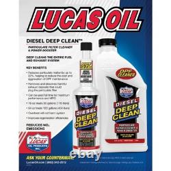 Lucas Oil 10872 Diesel Deep Clean Fuel System Cleaner, 12-Pack
