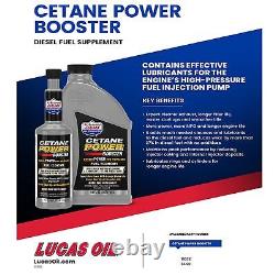 Lucas Oil Cetane Power Booster Diesel Fuel Supplement 64 Ounce Bottles Set of 6