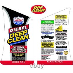 Lucas Oil Diesel DPF Cleaner Deep Clean 2 Quart / 64 Ounce Bottle Set of 6 10873