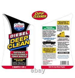 Lucas Oil Diesel Deep Clean Fuel System Cleaner 2 Qt Full Case 6 Pack 10873 Lucas Oil Diesel Deep Clean Fuel System Cleaner 2 Qt Full Case 6 Pack 10873