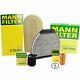 Mann Oil Air Carbon Cabin Fuel Filter Service Kit For MB W212 2.1 Turbo Diesel