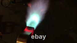 Metal melting foundry burner burns any fuel, waste oil, diesel, propane