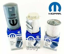 Mopar 19-21 Ram 2500 3500 4500 5500 Mopar Diesel Fuel Oil Filter Set 6.7L NEW