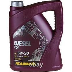 Motor oil 7L MANNOL Diesel Tdi 5W-30 + Mann Filter Air Filter for BMW X5 E70
