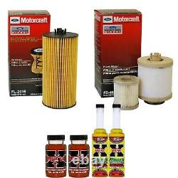 Motorcraft Oil & Fuel Filter With Rev-x Treatments 03-07 6.0L Powerstroke Diesel