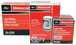Motorcraft Oil Fuel and Engine Air Filter Kit for 99-03 7.3L Diesel Vehicles