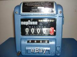 Neptune Meter Register Model 434 Code 0 Warranty Oil Gas Bio Diesel Fuel Call