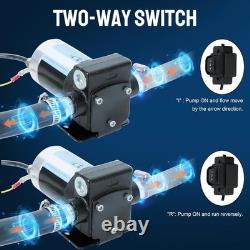 Oil Fuel Transfer Pump 12V Kit with Hoses&Nozzle for Gasoline Diesel Kerosene